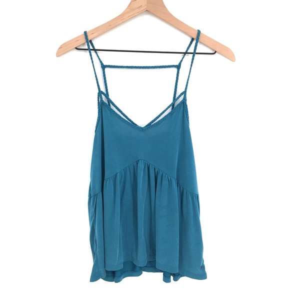 American Eagle outfitters AEO Tank Top Blue Soft & Sexy strappy modal S women's - Picture 14 of 16
